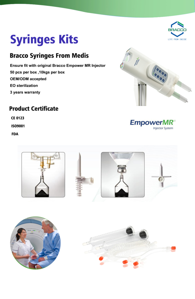 Bracco EZEM MR Injectors 100ml/100 syringe kits 