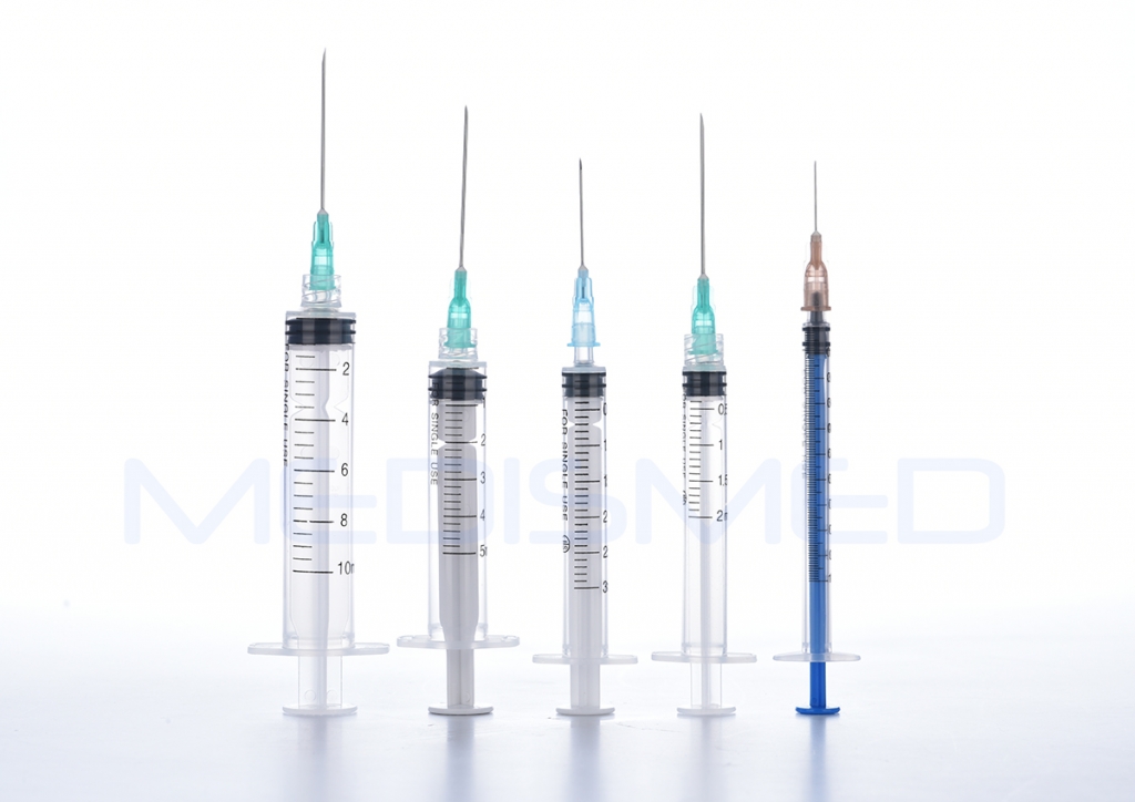 Medis Disposable Syringes with needles -Luer Lock – Disposable Syringes ...